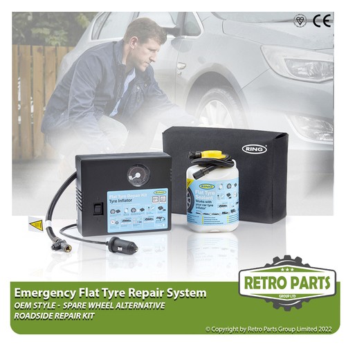 Emergency flat tyre repair kit - tyre,